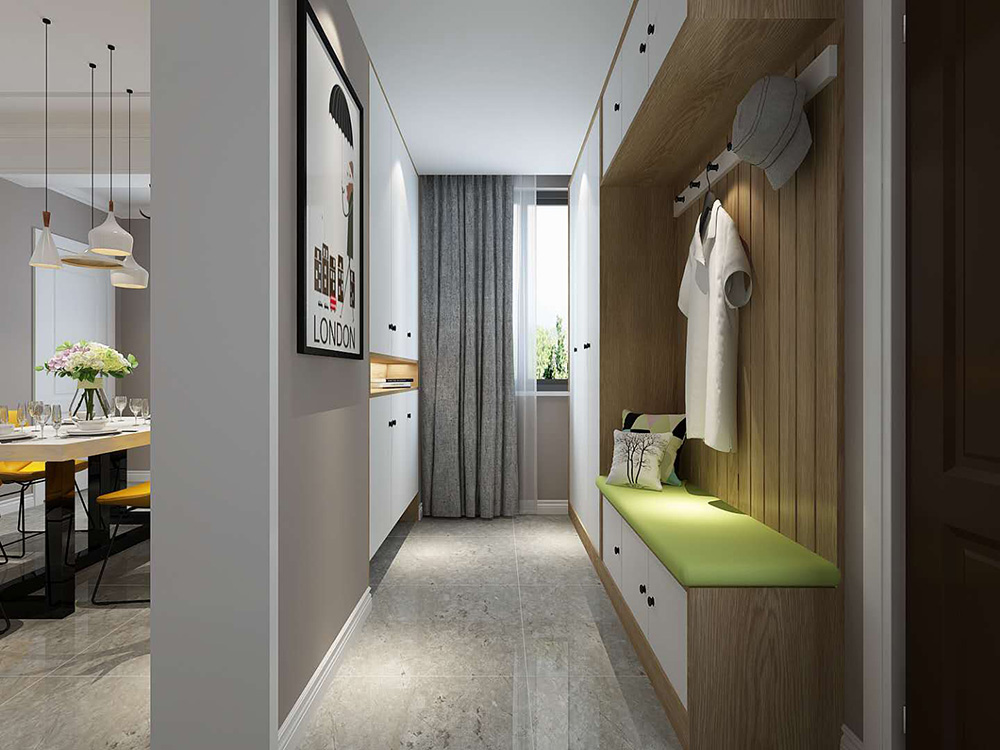 装修公司北欧风格室内装修效果图-玄关 装修公司北欧风格室内装修效果图-玄关