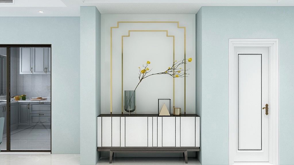 复式大宅室内装修设计-走廊效果图 复式大宅室内装修设计-走廊效果图