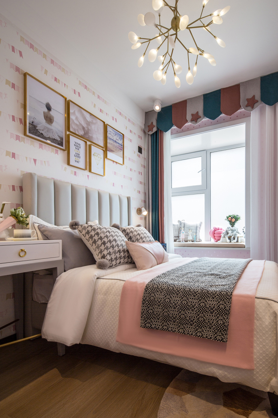 现代轻奢风格室内家装案例效果图-儿童房 现代轻奢风格室内家装案例效果图-儿童房